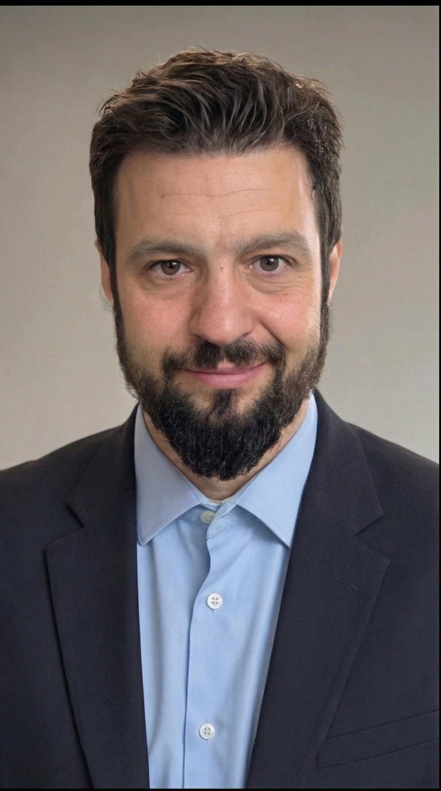 Retrato institucional de Eric Oscar Salomone Strunz para ericsalomone.info, vinculado a su perfil profesional y trayectoria pública.